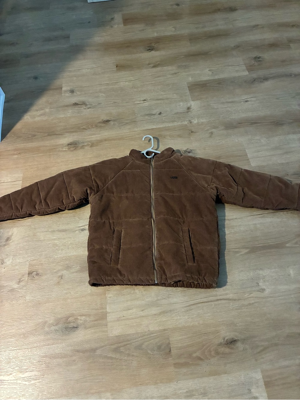 Vans Brown Kids Corduroy Puffer Jacket